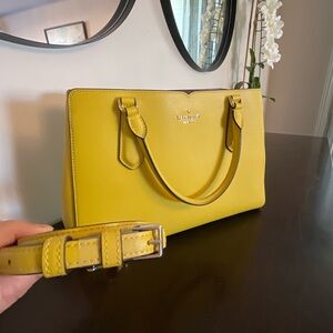 Kate Spade Yellow Leather Satchel